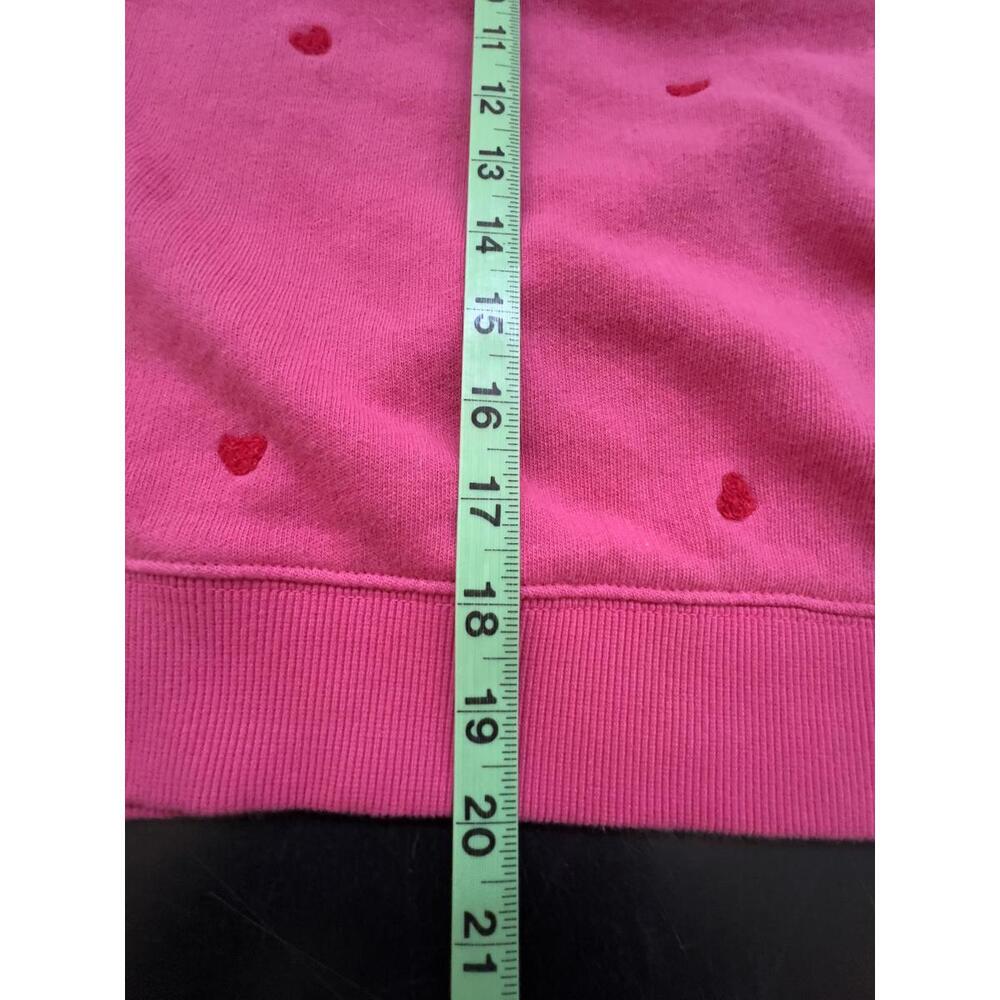 Just Madison NEW Pink Heart Embroidered Sweatshirt - XS - Picture 9 of 10